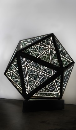 Anthony James, 50” Icosahedron, 2019