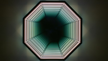 Anthony James, 50" Octagon Wall Portal, 2019