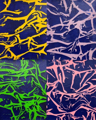 Julien Rubat, Painting 911.27 (1-4), 2025