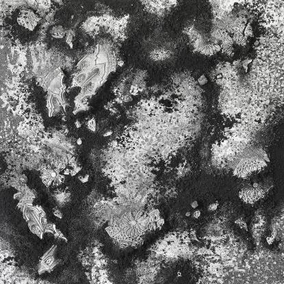 Yasmina Alaoui, Black and Grey Square #1, 2017