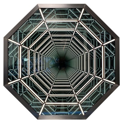 Anthony James, 40" Wall Portal (Brushed Stainless Steel), 2024