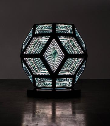 Anthony James, 60" Triacontahedron (Solar Black)