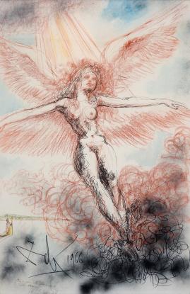 Salvador Dali, Angel in Ecstasy, 1966