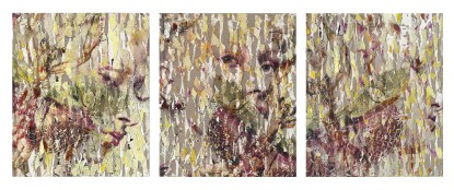 Lita Cabellut, Diario de un dia Triptych, 2022 