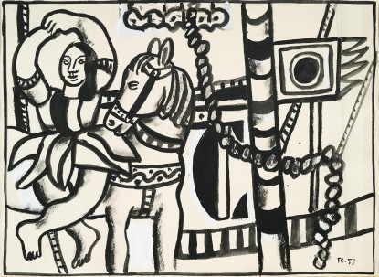 Fernand Léger, L'écuyère, 1953