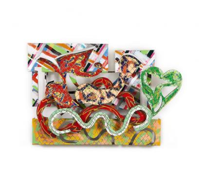 Frank Stella, Pergusa (from the circuit series), 1981