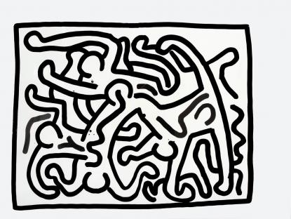 Keith Haring, Untitled #16, 1988