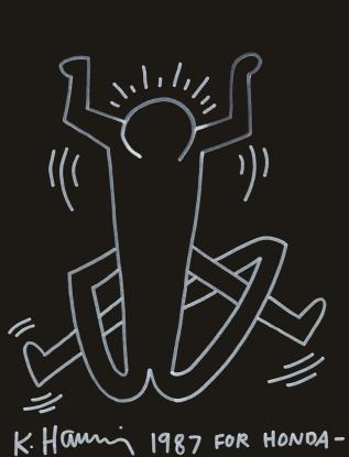 Keith Haring, For Honda, 1987 
