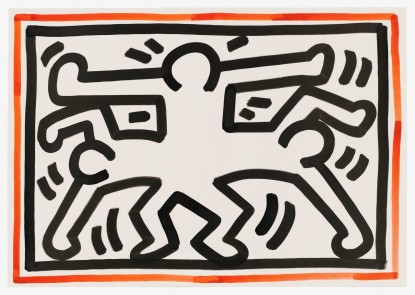 Keith Haring, Untitled 8.8.88, 1988 