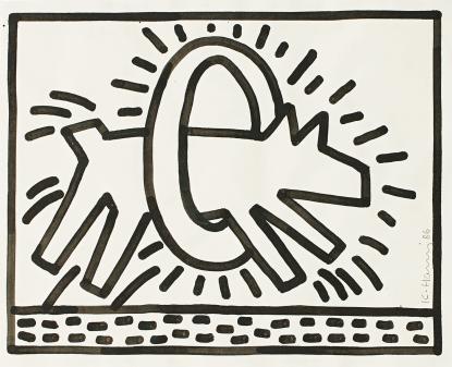 Keith Haring, Untitled, 1986