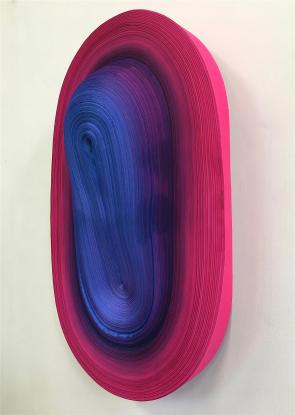 Jae Ko, JK466 Blue with Pink, 2018