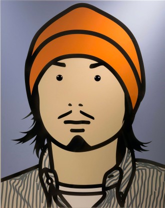 Julian Opie, Hirofumi with hat, 2005 