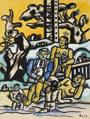 Fernand Léger, Étude pour "La Partie de Campagne", 1954