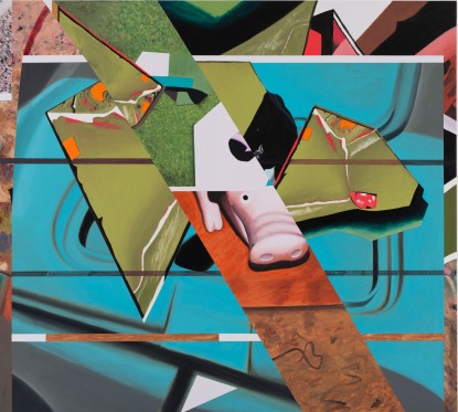 Luis Gordillo, Cerdito teatrero, 2023 