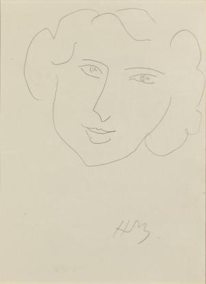Henri Matisse, Visage c, 1946