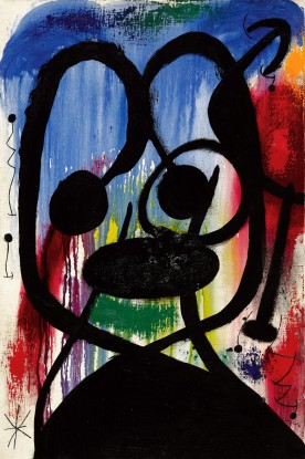 Joan Miró, Woman, Birds, Star II, 1967