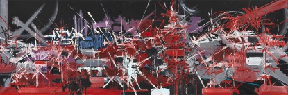 Georges Mathieu, Nantouillet II, 1986