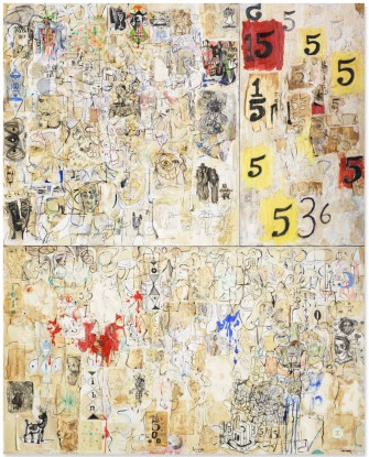 George Condo, Division of the Eternal, 1986 