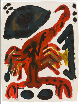 A.R. Penck, Sans Titre (Scorpion), 1995