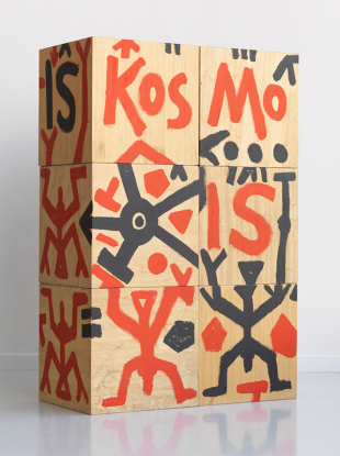 A.R. Penck, Kosmopolis/6-pack, circa 1989/90, 