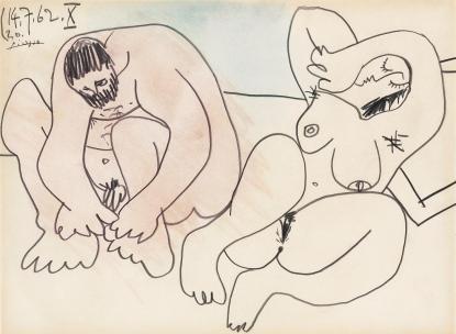 Pablo Picasso, Deux nus, 1962