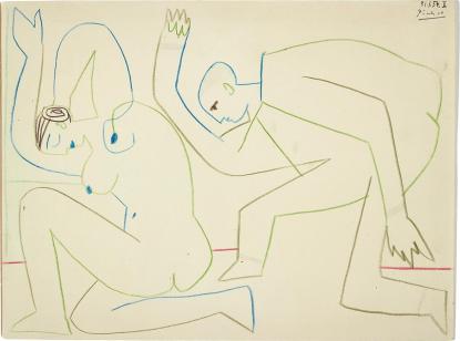 Pablo Picasso, La Répétition, 1954