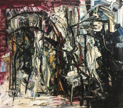 Jean Paul Riopelle, Two Shinnebock Whalers, 1960