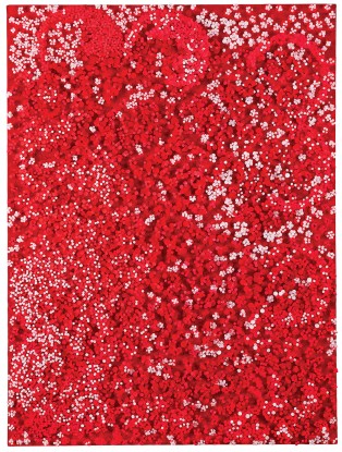 Cho Sung Hee, Red Garden with White Star, 2021