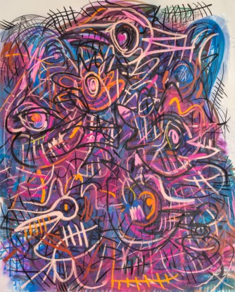 Miguel Sainz Ojeda, Sueño del tótem, 2024