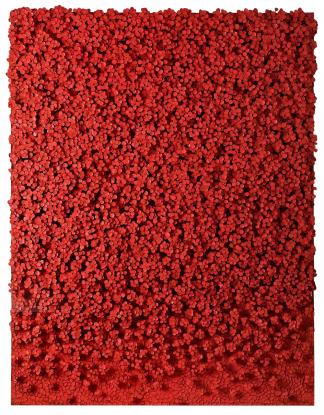 Cho Sung Hee, Red Blossoms B, 2019