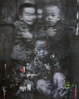 Li Tianbing, Bataille devant les pixels, 2009
