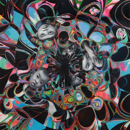 Li Tianbing, Kaleidoscope Light Blue, 2021