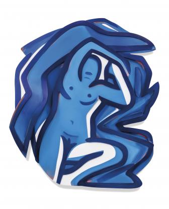Tom Wesselmann, Blue Nude # 19, 2001