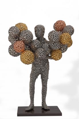 Valay Shende, Boy with Balloons, 2018
