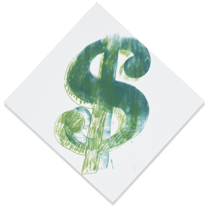 Andy Warhol, Dollar Sign, 1982 