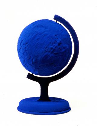 Yves Klein, La Terre bleue, 1957, 