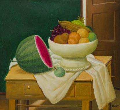 Fernando Botero, Bodegón con sandía, 1999