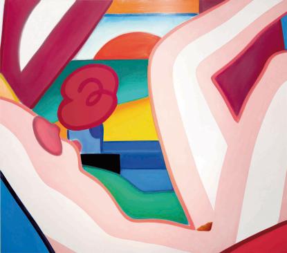 Tom Wesselmann, Sunset Nude (Variation #1), 2002